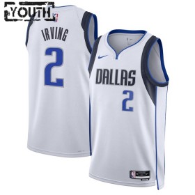 Dres Dallas Mavericks Kyrie Irving 2 Nike 2022-23 Association Edition Bijela Swingman - Dječji
